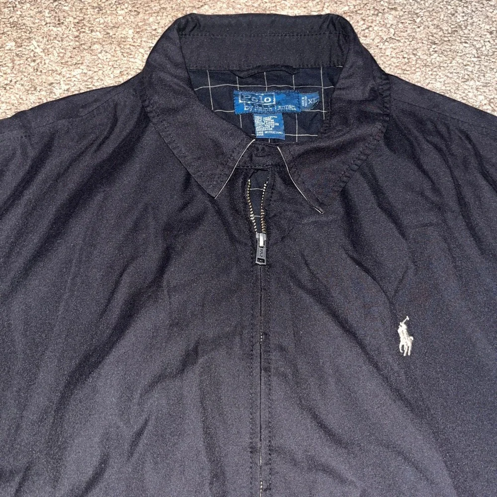 Polo Ralph Lauren Bi-Swing Jacket Collared Full Zip Black XL